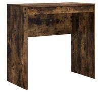 Berkfield Modern Writing Desk Smoked Oak Engineered Wood Compact Writing Desk