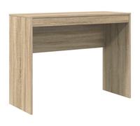 Berkfield Modern Writing Desk Sonoma Oak Engineered Wood 100 X 40 X 76 Cm Simple