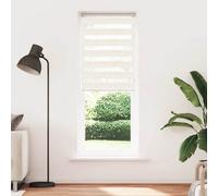 Berkfield Modern Zebra Blind Marble Beige 85X200 Cm Fabric Width 80.9 Cm Polyester