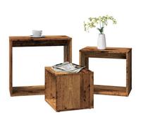Berkfield Nesting Tables 3 Pcs Old Wood Engineered Wood