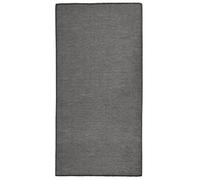Berkfield Outdoor Flatweave Rug 100X200 Cm Grey