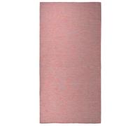Outdoor Flatweave Rug Red Runner Area Floor Carpet Mat vidaXL