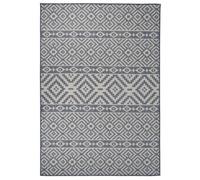 Berkfield Outdoor Flatweave Rug 160X230 Cm Blue Stripes