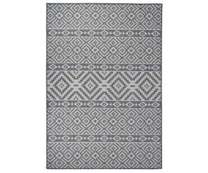 Berkfield Outdoor Flatweave Rug 160X230 Cm Blue Stripes