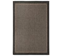 Outdoor Flatweave Rug Dark Brown Runner Area Floor Carpet vidaXL