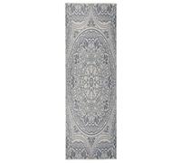 Berkfield Outdoor Flatweave Rug 80X250 Cm Blue Pattern