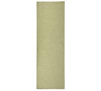 Outdoor Flatweave Rug Green Runner Area Floor Carpet Mat vidaXL