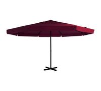 Berkfield Outdoor Parasol With Aluminium Pole 500 Cm Bordeaux Red