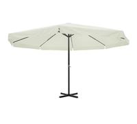 Berkfield Parasol White Aluminium 500 cm