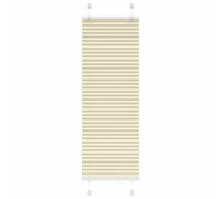 Berkfield Pleated Blind Cream 40X100 Cm Fabric Width 39.4 Cm Polyester