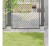Berkfield Post Bases Square 12 Pcs Silver 81X81 mm Galvanised Steel