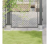 Berkfield Post Bases Square 12 Pcs Silver 91X91 mm Galvanised Steel