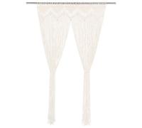 Berkfield Practical Macrame Curtain 140X240 Cm Cotton