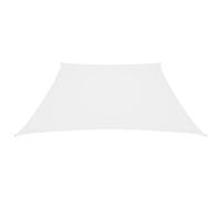 Berkfield Practical Sunshade Sail Oxford Fabric Trapezium 2/4X3 M White