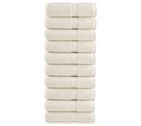 Berkfield Premium Guest Towels Solund 10 Pcs Cream 30X50 Cm 600 Gsm