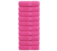 Berkfield Premium Guest Towels Solund 10 Pcs Pink 30X50 Cm 600 Gsm