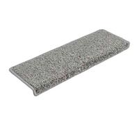 Berkfield Premium Stair Mats 20 Pcs 65X21X4 Cm Grey Rectangular Edge