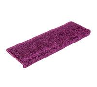 Berkfield Premium Stair Mats 20 Pcs 65X21X4 Cm Violet Rectangular Edge