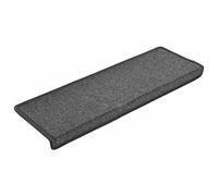 Berkfield Premium Stair Mats 30 Pcs 65X21X4 Cm Dark Grey Rectangular Edge