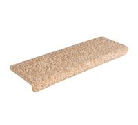 Berkfield Premium Stair Mats 30 Pcs 65X21X4 Cm Gold Rectangular Edge