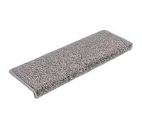 Berkfield Premium Stair Mats 30 Pcs 65X21X4 Cm Grey Rectangular Edge