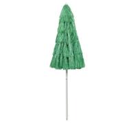 Berkfield Protective Hawaii Beach Umbrella Green 240 Cm