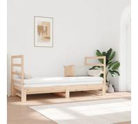Berkfield Pull-Out Day Bed 2X(90X190) Cm Solid Wood Pine