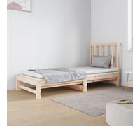 Berkfield Pull-Out Day Bed 2X(90X190) Cm Solid Wood Pine
