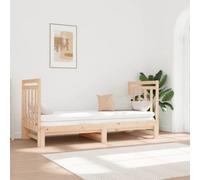 Berkfield Pull-Out Day Bed 2X(90X190) Cm Solid Wood Pine