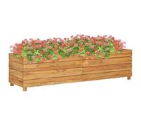 Berkfield Raised Bed 150X40X38 Cm Recycled Teak And Steel