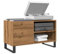 Berkfield Record Cabinet Artisan Oak 84.5X38X48 Cm Engineered Wood