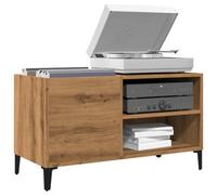 Berkfield Record Cabinet Artisan Oak 84.5X38X48 Cm Engineered Wood