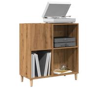 Berkfield Record Cabinet Artisan Oak 84.5X38X89 Cm Engineered Wood