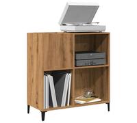 Berkfield Record Cabinet Artisan Oak 84.5X38X89 Cm Engineered Wood