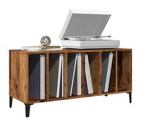 Berkfield Record Cabinet Old Wood 100X38X48 Cm Engineered Wood