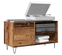 Berkfield Record Cabinet Old Wood 84.5X38X48 Cm Engineered Wood