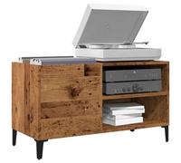 Berkfield Record Cabinet Old Wood 84.5X38X48 Cm Engineered Wood