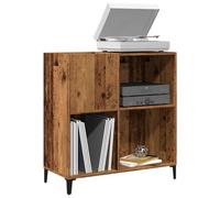 Berkfield Record Cabinet Old Wood 84.5X38X89 Cm Engineered Wood