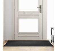Berkfield Rectangular Black Door Mat 90X150 Cm