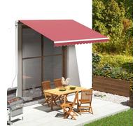 Berkfield Replacement Fabric For Awning Burgundy Red 3.5X2.5 M
