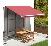 Berkfield Replacement Fabric For Awning Burgundy Red 4X3.5 M