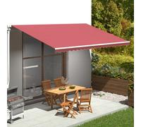 Berkfield Replacement Fabric For Awning Burgundy Red 5X3 M