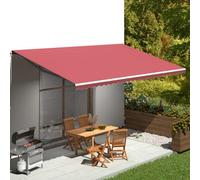 Berkfield Replacement Fabric For Awning Burgundy Red 6X3.5 M