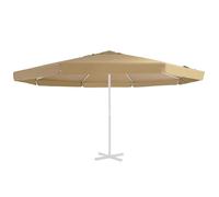 Berkfield Replacement Fabric for Outdoor Parasol Taupe 500 cm