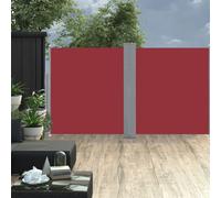 Berkfield Retractable Side Awning Red 160X600 Cm