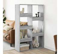 Berkfield Room Divider Grey Sonoma 100X33X155.5 Cm Engineered Wood