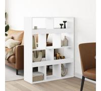 Berkfield Room Divider White 100X33X125.5 Cm Engineered Wood