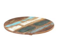 Berkfield Round Table Top 40 Cm 25-27 mm Solid Reclaimed Wood