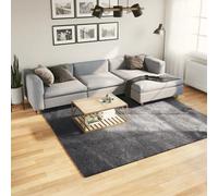 Berkfield Rug Huarte Short Pile Soft And Washable Anthracite 240X240 Cm