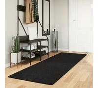 Berkfield Rug Huarte Short Pile Soft And Washable Black 80X250 Cm